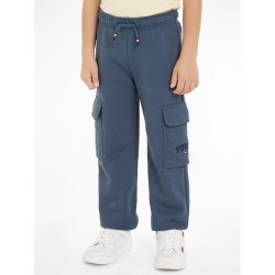 Юношески анцуг Tommy Hilfiger Cargo Jogging Bottoms Juniors - Aegean Sea юношески,анцуг,tommy,hilfiger,cargo,jogging,bottoms,juniors,aegean,sea