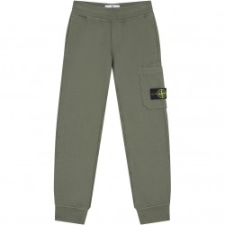 юношески,анцуг,stone,island,badge,fleece,jogging,bottoms,juniors,olive,v0058