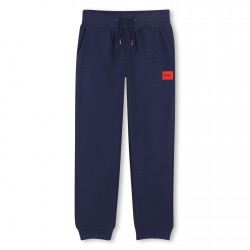 HUGO Hugo Logo Jogger Jn62 - Navy Blue детски,3/4,панталони,hugo,hugo,logo,jogger,jn62,navy,blue