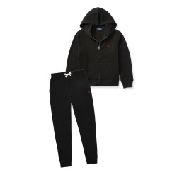чорапи,всички,чорапи,polo,ralph,lauren,boys,fleece,jogging,bottoms,polo,black
