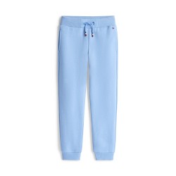 анцуг,tommy,hilfiger,kids,script,closed,hem,fleece,joggers,cloudy,blue,c14