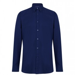 облекла,на,разпродажба,мъжки,ризи,haines,and,bonner,benjamin,tailored,oxford,shirt,navy,27