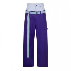 панталони,мъжки,панталони,тип,чино,off,white,leather,straight,leg,trousers,purple