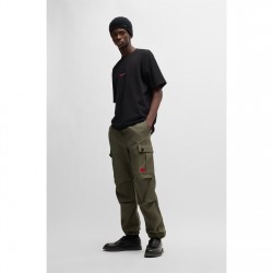 панталони,мъжки,панталони,тип,чино,hugo,ripstop,cargo,trousers,dark,beige