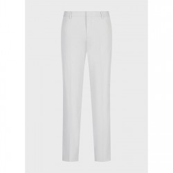 панталони,мъжки,панталони,тип,чино,emporio,armani,men's,straight,leg,trousers,oyster,mushroom