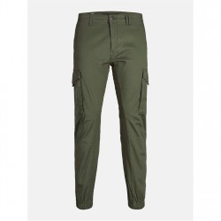 панталони,мъжки,панталони,jack,and,jones,slim,stretch,cuffed,cargo,pants,olive,night