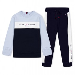 tommy,hilfiger,colorblock,fleece,set,blue,navy