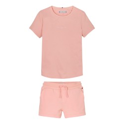 тениска,tommy,hilfiger,kids,t,shirt,and,shorts,set,coral,ice,tkz