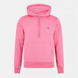 суичър,мъжки,ежедневни,облекла,мъжки,горнища,с,качулка,lacoste,embroidered,hoodie,reseda,pink