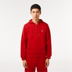 мъжки,ежедневни,облекла,мъжки,горнища,с,качулка,lacoste,lacoste,zip,hood,xg,sn99,red