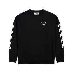 блуза,l,ab,off,white,kids,small,logo,long,sleeve,crew,sweater,black