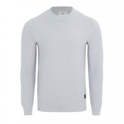 пуловер,мъжки,блузи,firetrap,crew,neck,jumper,knitted,pullover,men,light,grey