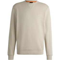 Риза с дълъг ръкав Boss Mens BOSS ORANGE Long Sleeve Premium Cotton Sweatshirt (Westart Crew Neck) - Light Beige 271 риза,с,дълъг,ръкав,мъжки,горнища,с,качулка,мъжки,ежедневни,облекла,boss,mens,boss,orange,long,sleeve,premium,cotton,sweatshirt,westart,crew,neck,light,beig