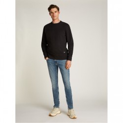 мъжки,ежедневни,облекла,мъжки,горнища,с,качулка,calvin,klein,jeans,woven,label,crew,neck,ck,black