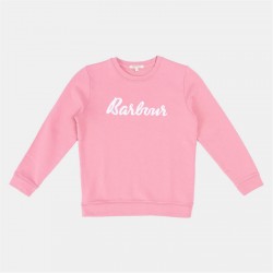 блуза,детски,3/4,панталони,barbour,girls,otterburn,sweatshirt,pink