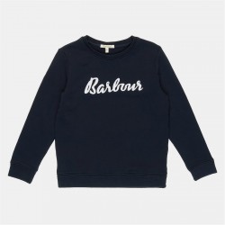 блуза,детски,3/4,панталони,barbour,girls,otterburn,sweatshirt,navy