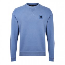 блуза,облекла,на,разпродажба,мъжки,ежедневни,облекла,мъжки,горнища,с,качулка,belstaff,logo,sweatshirt,blue,flint