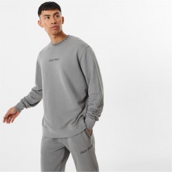 блуза,зимни,аксесоари,jack,wills,jacquard,crew,sweatshirt,washed,khaki