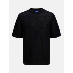 тениска,облекла,на,разпродажба,мъжки,блузи,jack,and,jones,jack,knt,tee,sn99,black