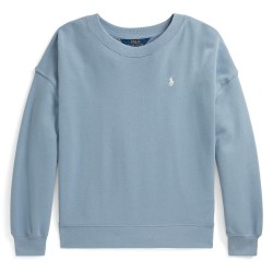 блуза,polo,ralph,lauren,kids,crew,sweatshirt,estate,blue