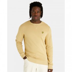 lyle,and,scott,crew,sweatshirt,khaki,w996