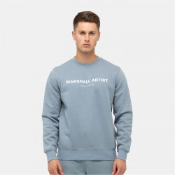 блуза,мъжки,блузи,marshall,artist,artist,stampa,crewneck,sweatshirt,nardo,grey