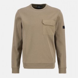 блуза,облекла,на,разпродажба,мъжки,ежедневни,облекла,мъжки,горнища,с,качулка,barbour,international,ilford,crew,sweater,brindle,st59