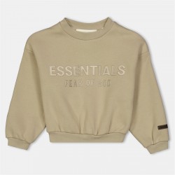детска,блуза,детски,3/4,панталони,fear,of,god,essentials,unisex,kids,relaxed,fit,crew,sweatshirt,timber