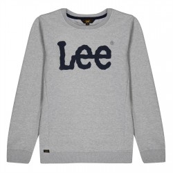 lee,lee,jeans,wobbly,crew,sweater,junior,boys,vntg,grey,hthr