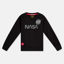 блуза,детски,облекла,alpha,industries,nasa,ref,crew,neck,sweater,black,03