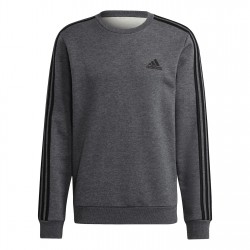 мъжка,блуза,мъжки,блузи,adidas,mens,crew,3,stripes,pullover,sweatshirt,dark,grey,black