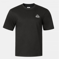 мъжка,тениска,облекла,на,разпродажба,разпродажба,kappa,мъжки,блузи,kappa,cotton,crew,neck,t,shirt,mens,black