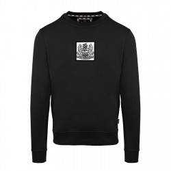 Aquascutum Aquascutum RoundNck Sn99 - Black облекла,на,разпродажба,мъжки,ежедневни,облекла,мъжки,горнища,с,качулка,aquascutum,aquascutum,roundnck,sn99,black