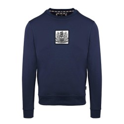 Блуза Aquascutum Mens Round Neck Crew Sweatshirt - Navy блуза,мъжки,ежедневни,облекла,мъжки,горнища,с,качулка,aquascutum,men,s,round,neck,crew,sweatshirt,navy