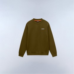 блуза,облекла,на,разпродажба,мъжки,ежедневни,облекла,мъжки,горнища,с,качулка,napapijri,mens,small,box,cotton,crew,sweatshirt,dark,olive