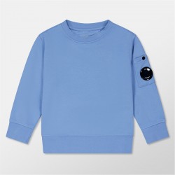 Блуза CP COMPANY Boys' Lens Crew-neck Sweatshirt - Pac Blue 40532 блуза,детски,3/4,панталони,cp,company,boys',lens,crew,neck,sweatshirt,pac,blue,40532
