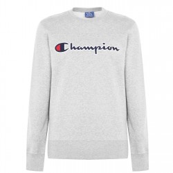 блуза,облекла,на,разпродажба,мъжки,блузи,champion,logo,sweatshirt,grey,em031