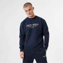 jack,wills,belvue,graphic,logo,crew,neck,sweatshirt,navy