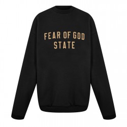 детски,3/4,панталони,fear,of,god,essentials,fleece,crewneck,juniors,black