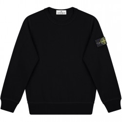 блуза,детски,3/4,панталони,stone,island,crew,neck,sweatshirt,black,v0029
