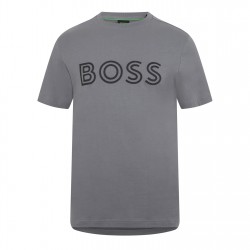 тениска,облекла,на,разпродажба,мъжки,тениски,boss,logo,print,t,shirt,grey,251