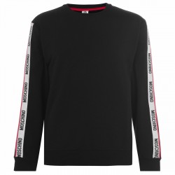 moschino,tape,sweatshirt,black