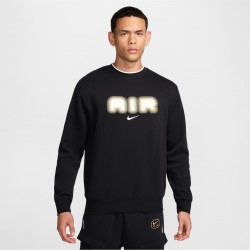 промоция,на,зимни,облекла,разпродажба,nike,мъжки,блузи,nike,nsw,sw,air,crew,flc,bb,black,gold