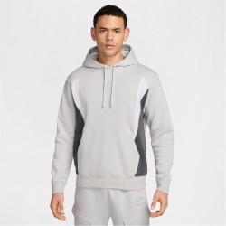 суичър,разпродажба,nike,мъжки,горнища,с,качулка,nike,nsw,sw,air,po,hoody,flc,bb,grey,grey,white