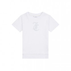 тениска,детски,облекла,juicy,couture,kids',diamante,logo,regular,fit,t,shirt,white,001
