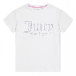 тениска,детски,3/4,панталони,juicy,couture,kids',diamante,regular,fit,t,shirt,white,002