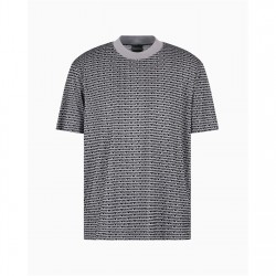 тениска,облекла,на,разпродажба,мъжки,тениски,emporio,armani,men's,regular,fit,jersey,t,shirt,grey,eagle