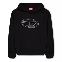 юношески,суичър,детски,облекла,diesel,logo,hoodie,juniors,black,k900