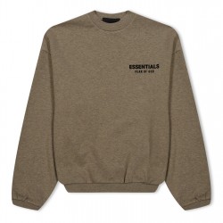 юношеска,блуза,детски,3/4,панталони,fear,of,god,essentials,crew,neck,sweatshirt,juniors,heather,grey