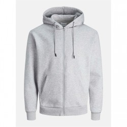 Jack and Jones Jack Bradley Sweat Z Sn63 - Lt Grey Melange мъжки,горнища,с,качулка,jack,and,jones,jack,bradley,sweat,z,sn63,lt,grey,melange
